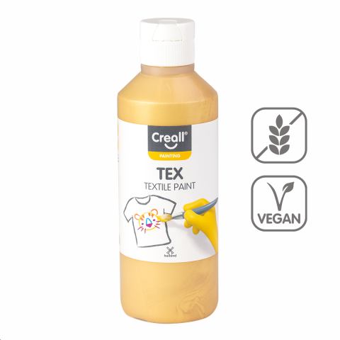 Barvy na textil CREALL 250ml zlatá